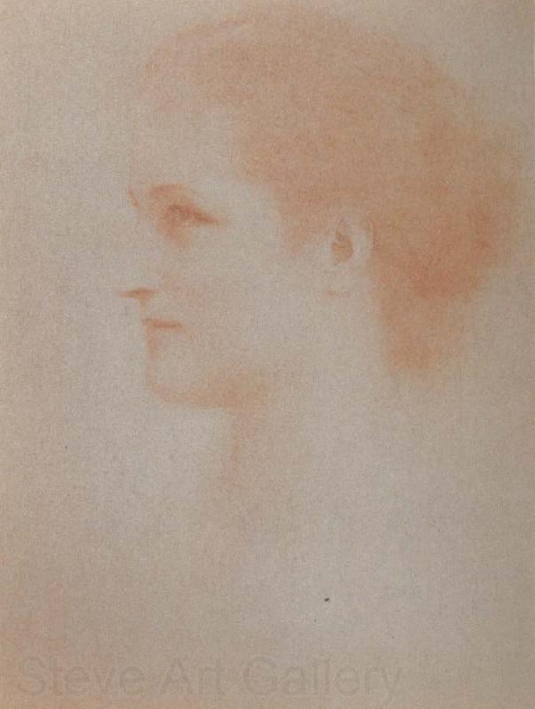 Fernand Khnopff Portrait of Countess Henri D Oultremont